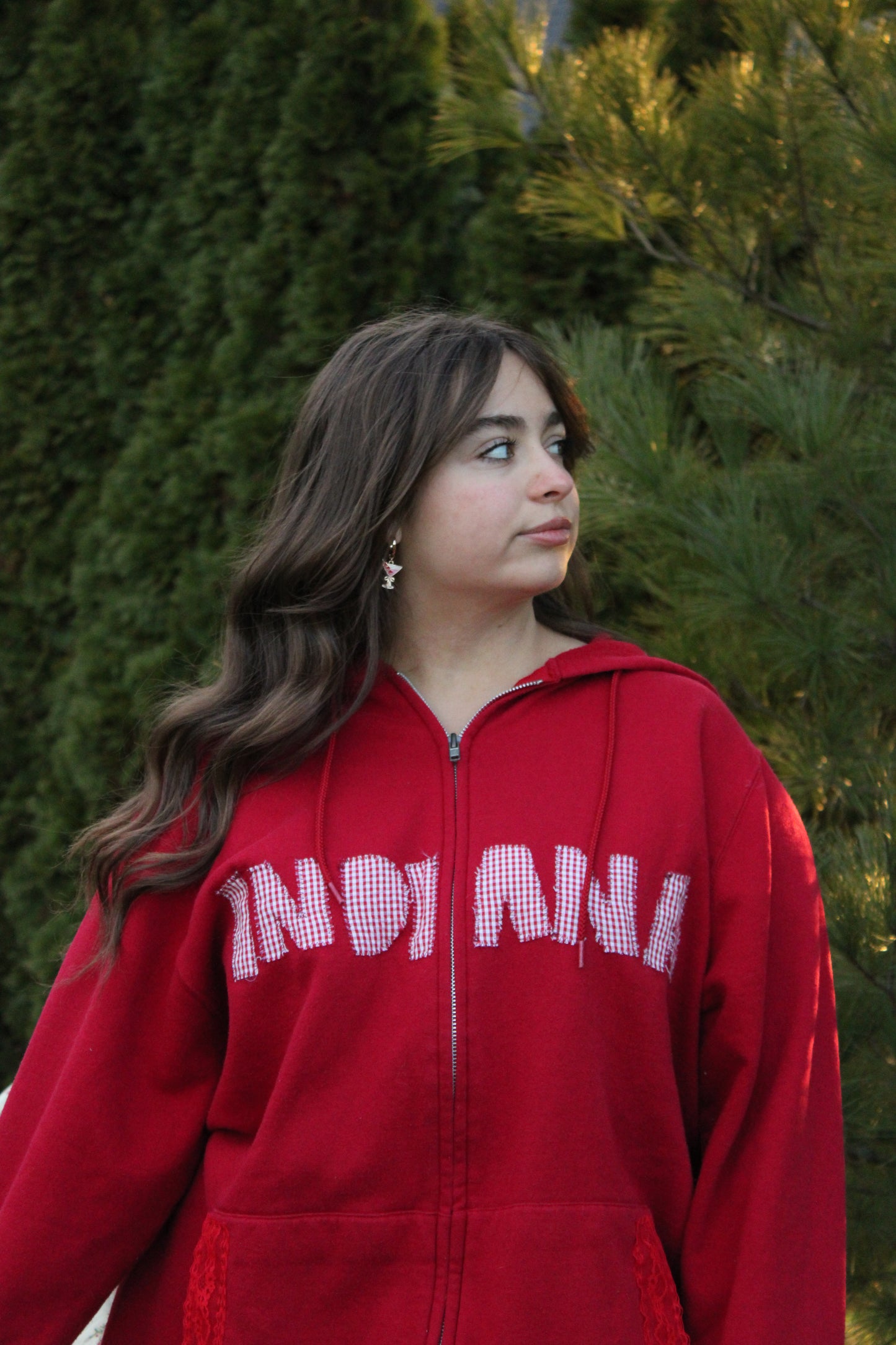Hoosier Girl Zip Up-XL