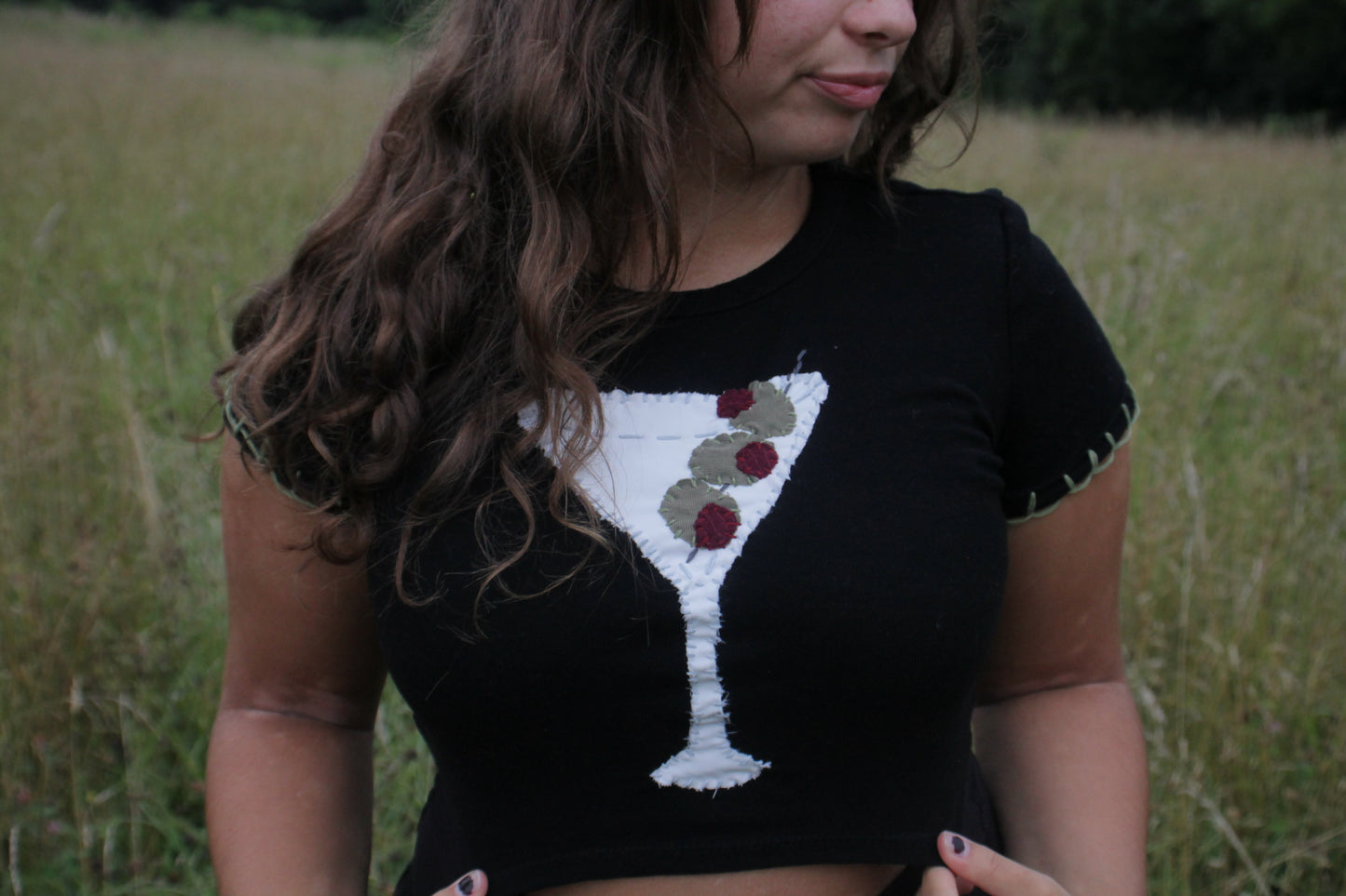 Martini Baby Tee- Sold Out